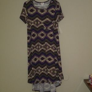 LuLaRoe Dresses - BNWT Lularoe Aztec Tribal Carly size Medium LuLaRoe Dresses - BNWT Lularoe Aztec Tribal Carly size Medium